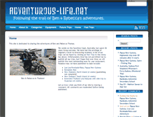Tablet Screenshot of adventurous-life.net